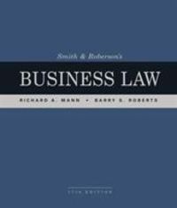 Produktbild: Roberts, B: Smith and Roberson's Business Law