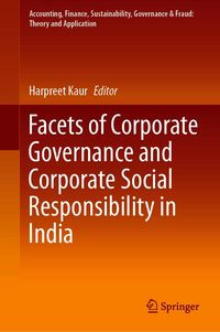 Produktbild: Facets of Corporate Governance and Corporate Social Responsibility in India