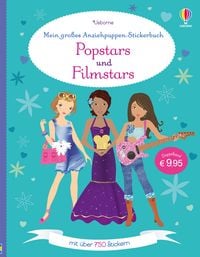 Produktbild: Mein gro&szlig;es Anziehpuppen-Stickerbuch: Popstars und Filmstars