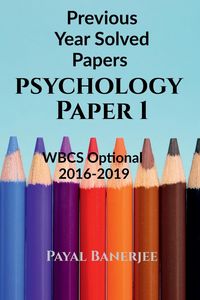 Produktbild: Previous Years Solved Papers-Psychology Paper 1