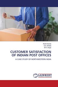 Produktbild: CUSTOMER SATISFACTION OF INDIAN POST OFFICES