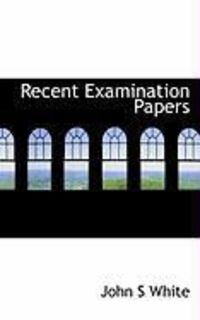 Produktbild: Recent Examination Papers