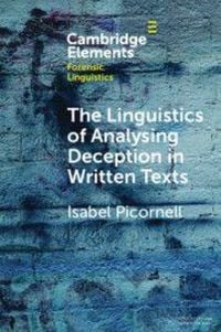 Produktbild: The Linguistics of Analysing Deception in Written Texts