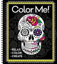 Produktbild: Color Me! - Adult Coloring Book (Skull Cover - Includes a Variety of Images)