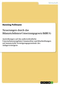 Produktbild: Neuerungen durch das Bilanzrichtlinien-Umsetzungsgesetz BilRUG