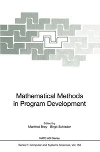 Produktbild: Mathematical Methods in Program Development