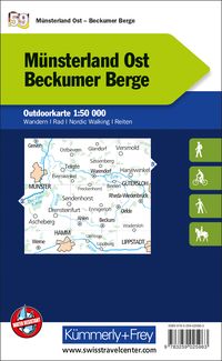 Münsterland Ost - Beckumer Berge Nr. 59 Outdoorkarte Deutschland 1:50 000