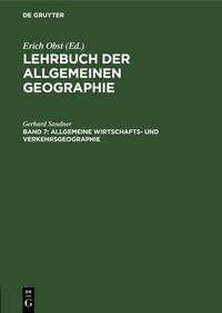 Produktbild: Allgemeine Wirtschafts- und Verkehrsgeographie