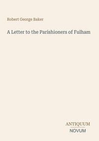 Produktbild: A Letter to the Parishioners of Fulham
