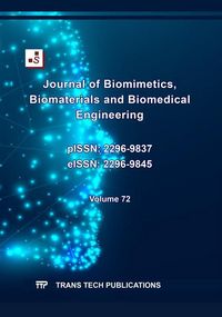 Produktbild: Journal of Biomimetics, Biomaterials and Biomedical Engineering Vol. 72