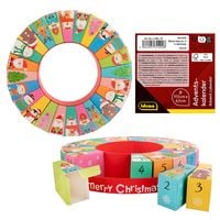 Produktbild: Idena Adventskalender zum Selbstbef&uuml;llen &Oslash;31,5cmx6,5cm