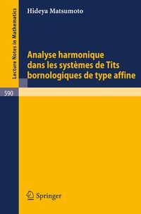 Produktbild: Analyse Harmonique dans les Systemes de Tits Bornologique de Type Affine