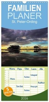 Produktbild: Familienplaner 2026 - St. Peter-Ording mit 5 Spalten (Wandkalender, 21 x 45 cm) CALVENDO