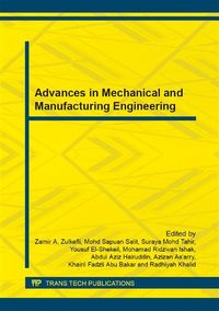 Produktbild: Advances in Mechanical and Manufacturing Engineering