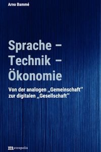 Produktbild: Sprache - Technik - &Ouml;konomie