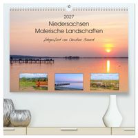 Produktbild: Niedersachsen - Malerische Landschaften (hochwertiger Premium Wandkalender 2027 DIN A2 quer), Kunstdruck in Hochglanz