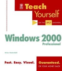 Produktbild: Underdahl, B: Teach Yourself Windows 2000 Professional