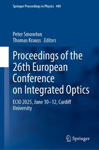 Produktbild: Proceedings of the 26th European Conference on Integrated Optics