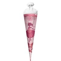 Produktbild: Roth Schultüte Ballerina Glitter rund Filzverschluss 70cm