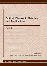 Produktbild: Optical, Electronic Materials and Applications