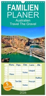 Produktbild: Familienplaner 2026 - Australien - Travel The Gravel mit 5 Spalten (Wandkalender, 21 x 45 cm) CALVENDO