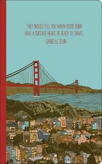 Produktbild: Write Now Journal: They Should Tell You When You're Born: Have a Suitcase Heart, Be Ready to Travel. -Gabrielle Zevin