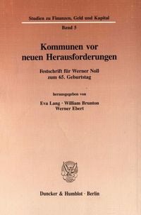 Produktbild: Kommunen vor neuen Herausforderungen.