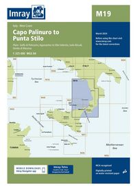 Produktbild: M19 Capo Palinuro to Punta Stilo, Imray Chart