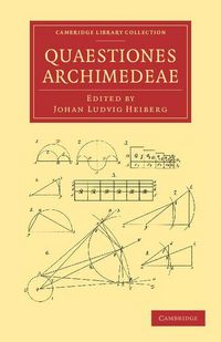Produktbild: Quaestiones Archimedeae