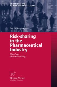 Produktbild: Risk-sharing in the Pharmaceutical Industry