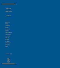 Produktbild: Organic Reactions, Volume 71