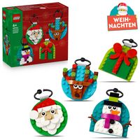 Produktbild: LEGO 40744 Verschiedene Christbaumanhänger, Kinder Spielzeug zum Bauen
