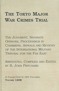 Produktbild: Tokyo Major War Crimes Trial