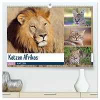 Produktbild: Katzen Afrikas (hochwertiger Premium Wandkalender 2027 DIN A2 quer), Kunstdruck in Hochglanz