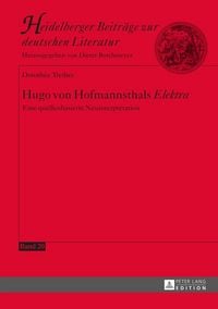 Produktbild: Hugo von Hofmannsthals &laquo;Elektra&raquo;