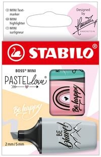 Produktbild STABILO Textmarker BOSS MINI Pastellove 2.0
