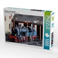 Produktbild: CALVENDO Puzzle Arbeiten an der Dampflok | 1000 Teile Lege-Gr&ouml;&szlig;e 64x48cm Foto-Puzzle f&uuml;r gl&uuml;ckliche Stunden
