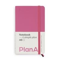 Produktbild Notizbuch A6 Hardcover Candy Pink Blanko, 192 Seiten