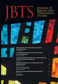 Produktbild: Journal of Biblical and Theological Studies, Issue 2.1