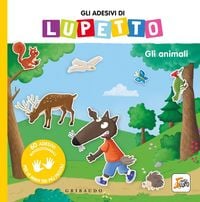 Produktbild: Gli animali. Gli adesivi di Lupetto. Amico Lupo