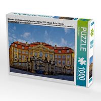 Produktbild: CALVENDO Puzzle M&uuml;nster - Der Erbdrostenhof wurde 1753 bis 1757 erbaut. Er ist Teil der Barockinsel an der Salzstra&szlig;e | 1000 Teile Lege-Gr&ouml;&szlig;e 64x48cm Foto-Puzzle f&uuml;r gl&uuml;ckliche Stunden