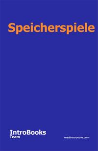 Produktbild: Speicherspiele