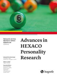 Produktbild: Advances in HEXACO Personality Research