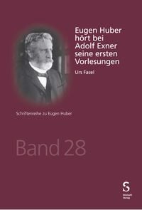 Produktbild: Fasel, U: Eugen Huber h&ouml;rt bei Adolf Exner
