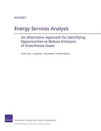 Produktbild: Crane, K: Energy Services Analysis
