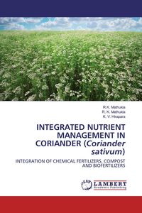 Produktbild: Integrated Nutrient Management in Coriander (coriander Sativum)