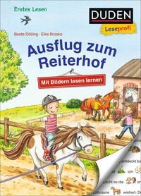 Produktbild: Duden Leseprofi &ndash; Mit Bildern lesen lernen: Ausflug zum Reiterhof, Erstes Lesen