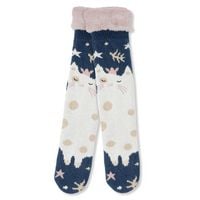 Produktbild: Lesesocken Katze bei Nacht, Gr.36-41