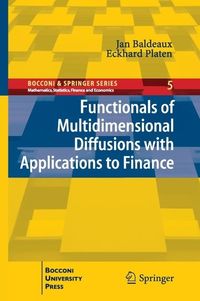 Produktbild: Functionals of Multidimensional Diffusions with Applications to Finance