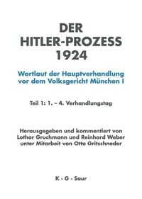 Produktbild: Hitler-Proze&szlig; 1924 Tl.1
